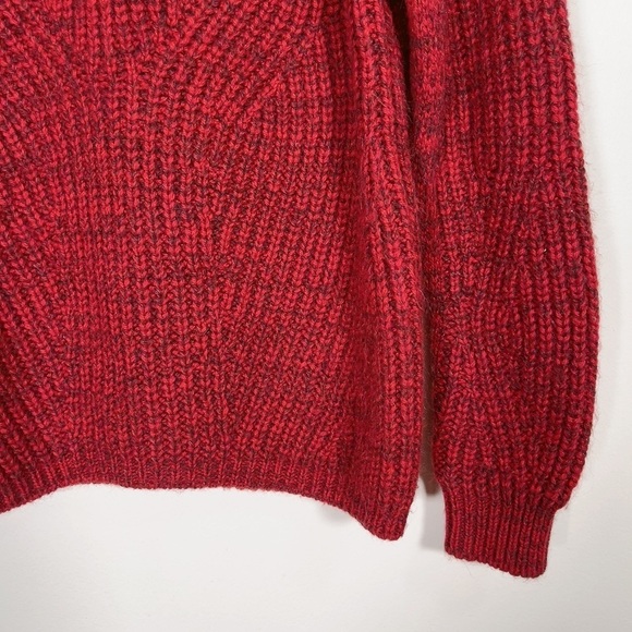 MAJE | ALPACA  WOOL BLEND MARBLED SWEATER - Picture 8 of 14